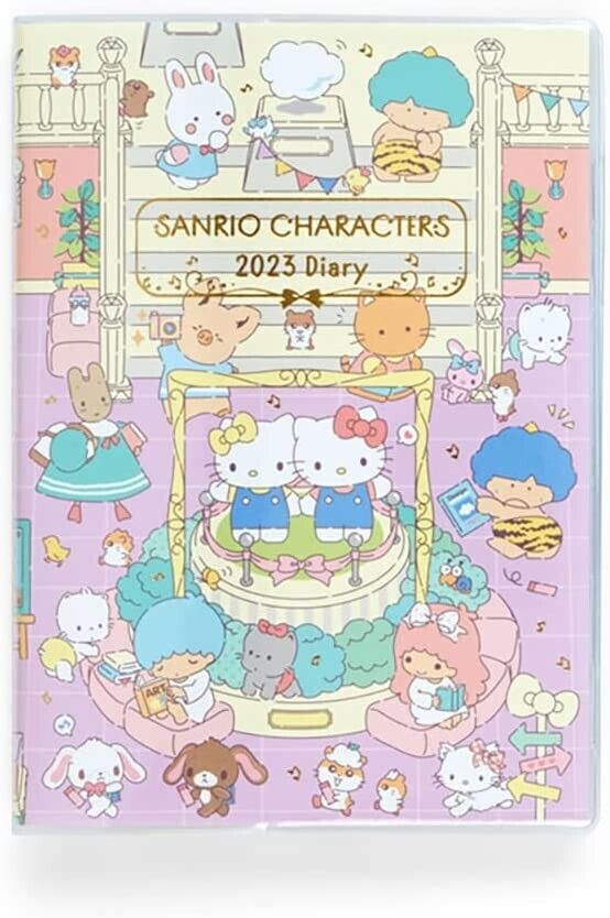 2023 Schedule Book Agenda Planner Sanrio Characters Diary B6 Weekly #1911