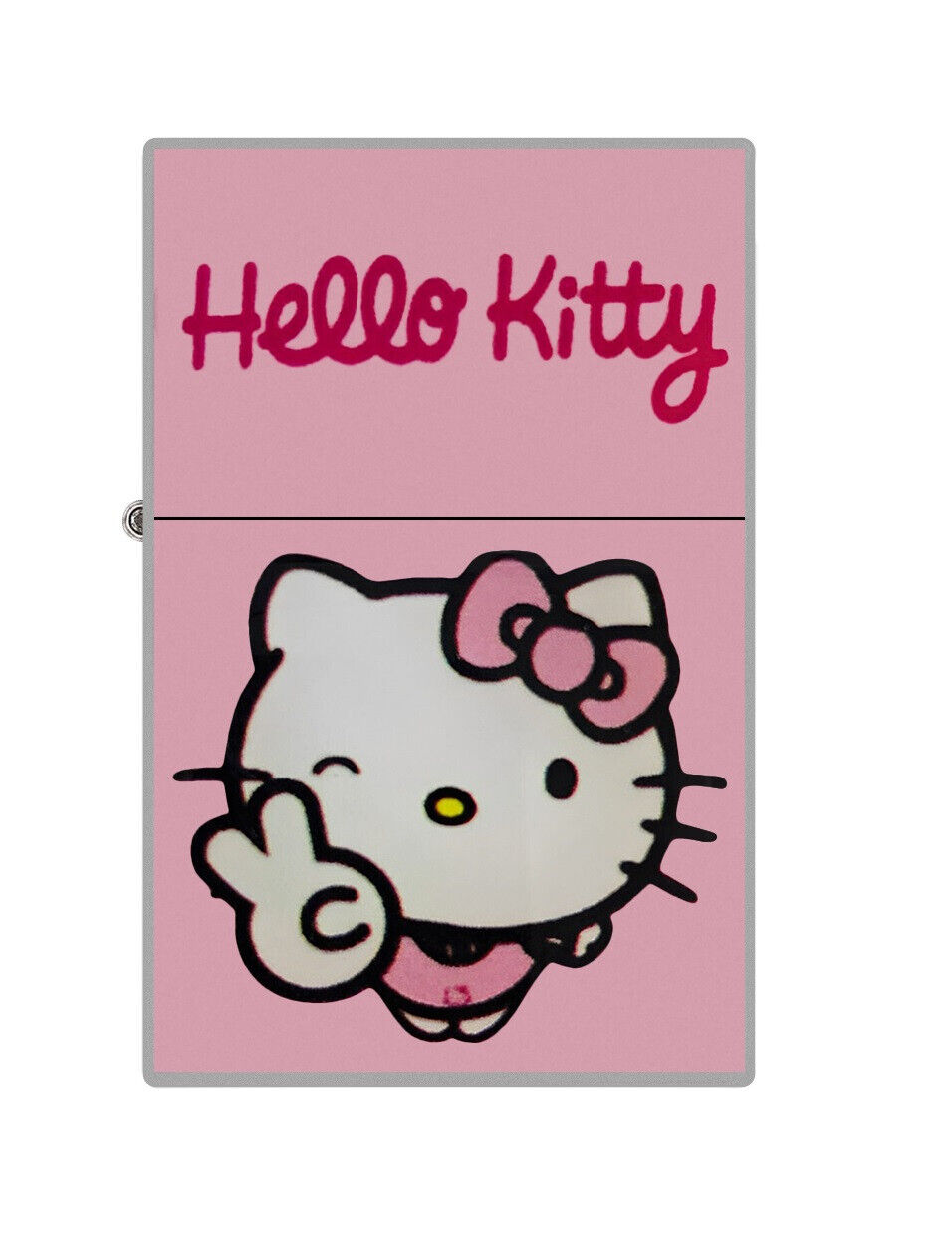 Cute Pink Kawaii Lighter Vinyl Metal Japanese Anime y2k Sanrio Hello Kitty