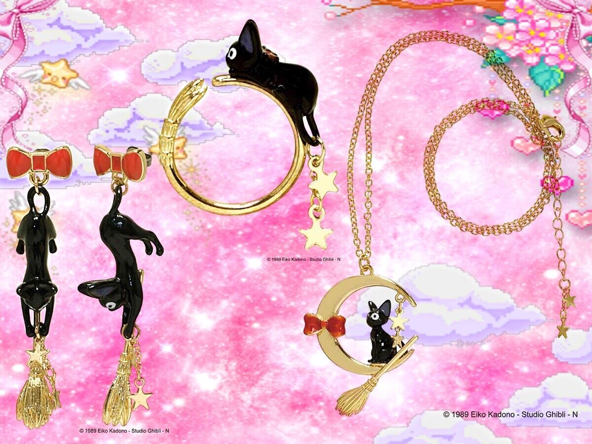 Studio Ghibli Kiki’s Delivery Service Mori No Pomponner Jewelry SET RARE NEW