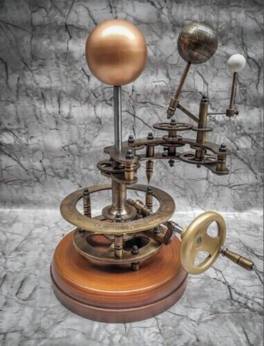 Exquisite Vintage inspired Tellurion Orrery: A Handcrafted Celestial Device item