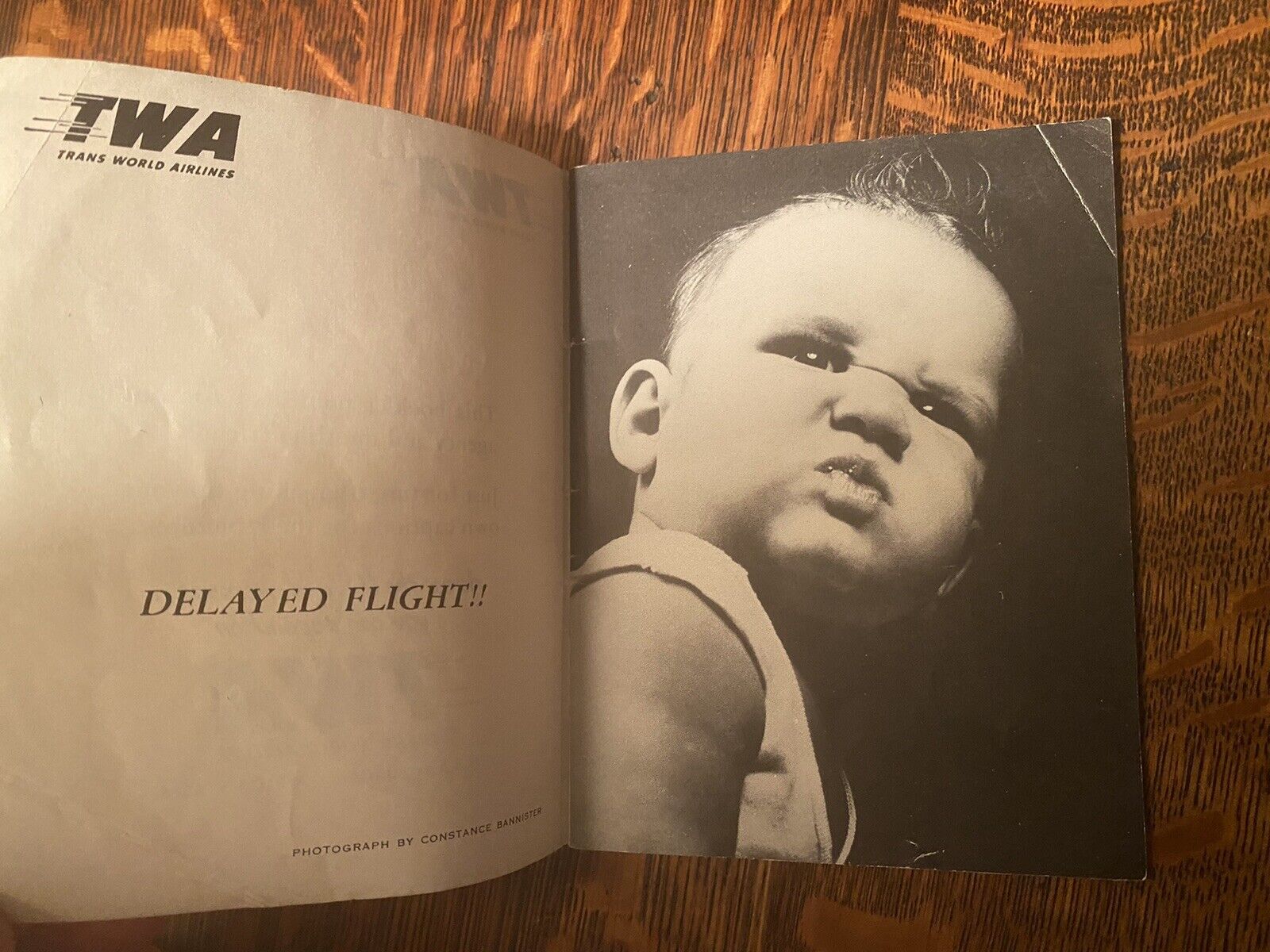 Vintage TWA Airlines Booklet Babies Advertising Funny Slogans Photographers 5x4