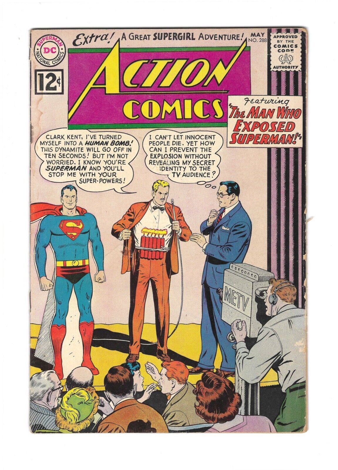 Action Comics #288: Dry Cleaned: Pressed: Bagged: Boarded VG-FN 5.0