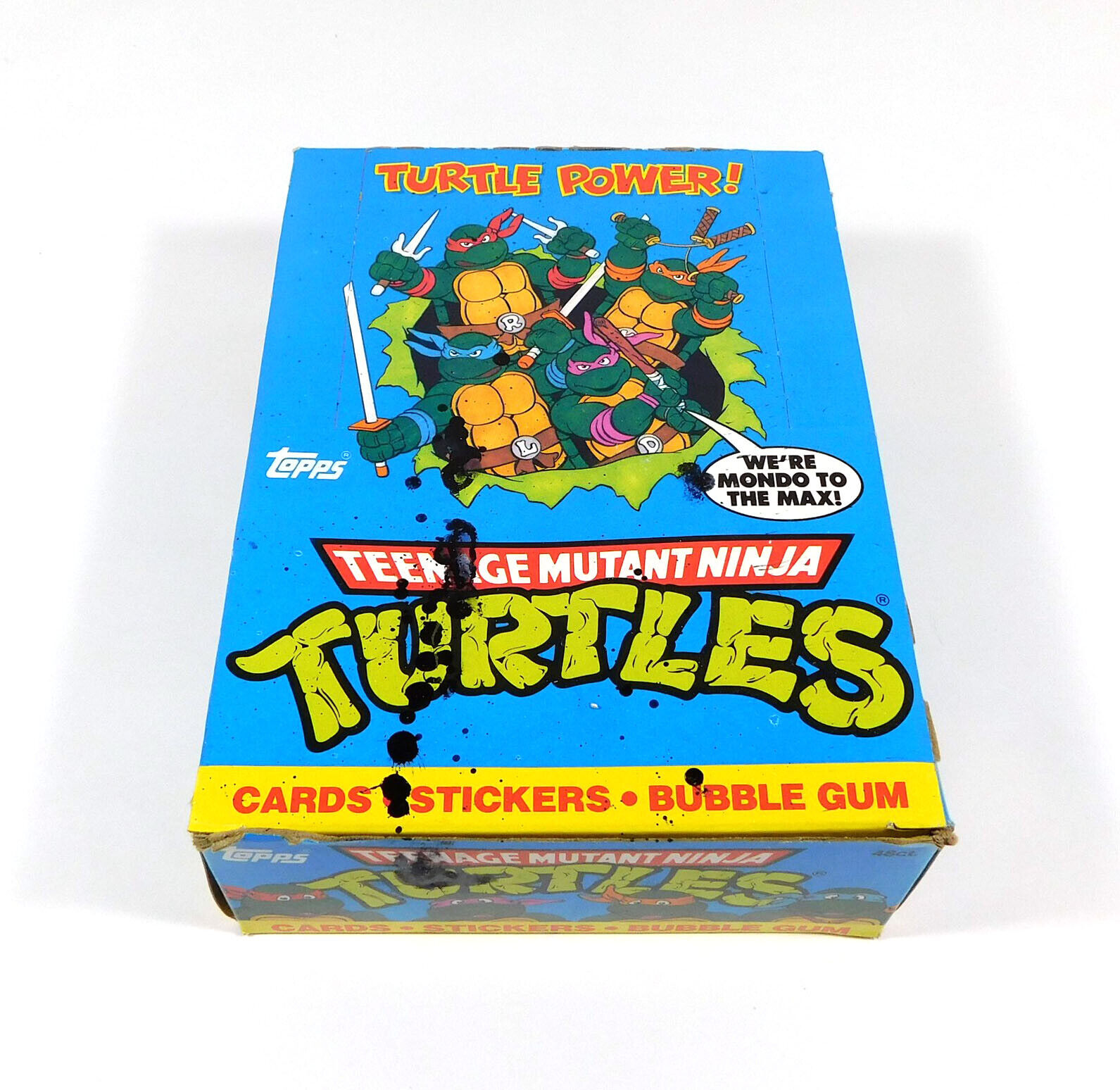 1989 Topps Teenage Mutant Ninja Turtles TMNT Series 1 Box (48 Sealed Packs)