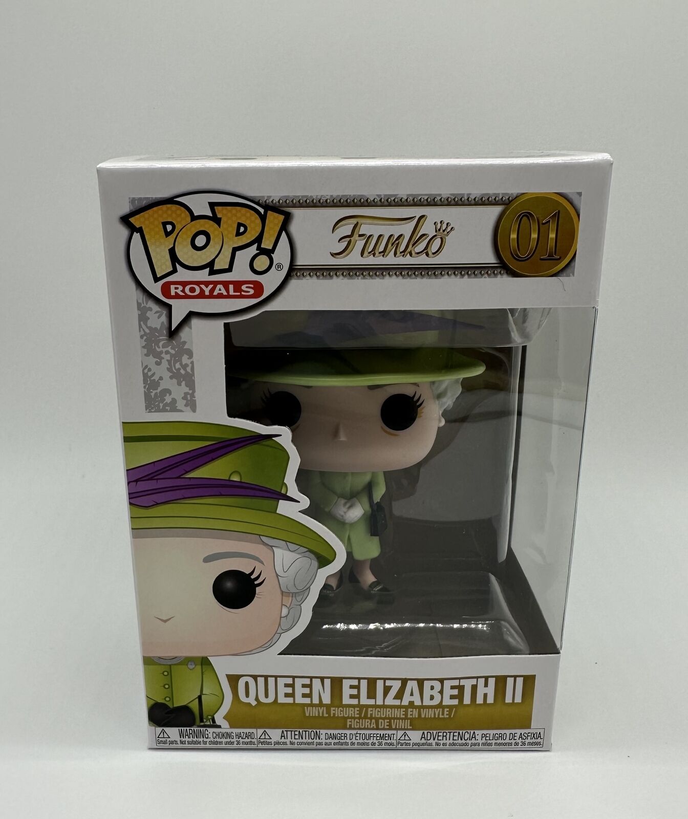 Funko POP The Royal Wedding Queen Elizabeth II Vinyl Figure New with Box