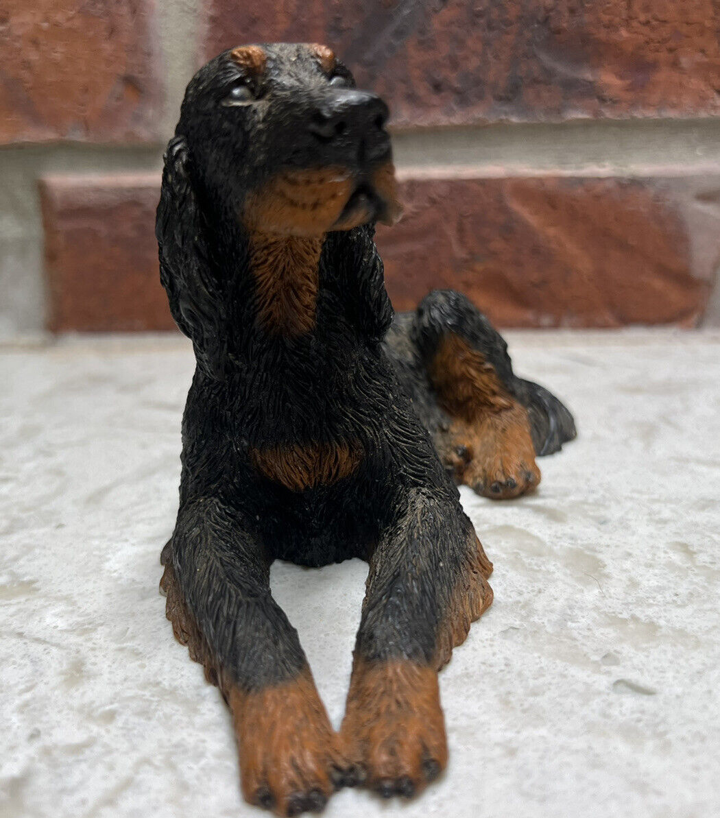 Castagna Dog Figurines GORDON SETTER 1988 Made In Italy