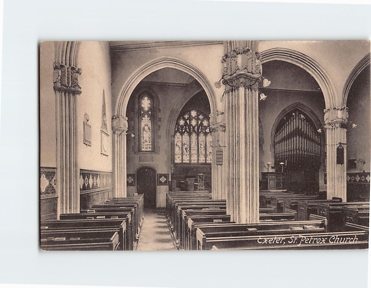 Postcard St. Petrox Church Exeter England