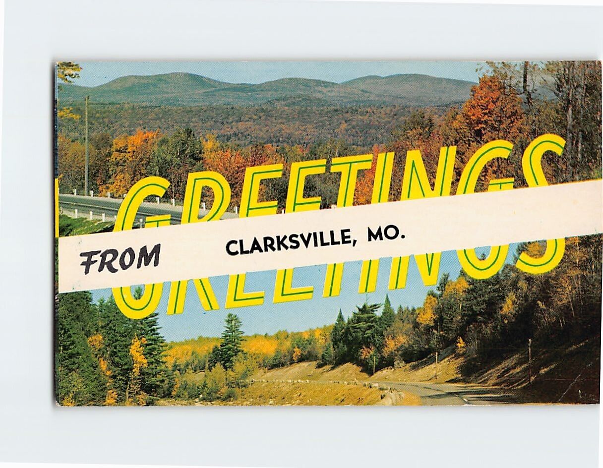 Postcard Greetings from Clarksville Missouri USA
