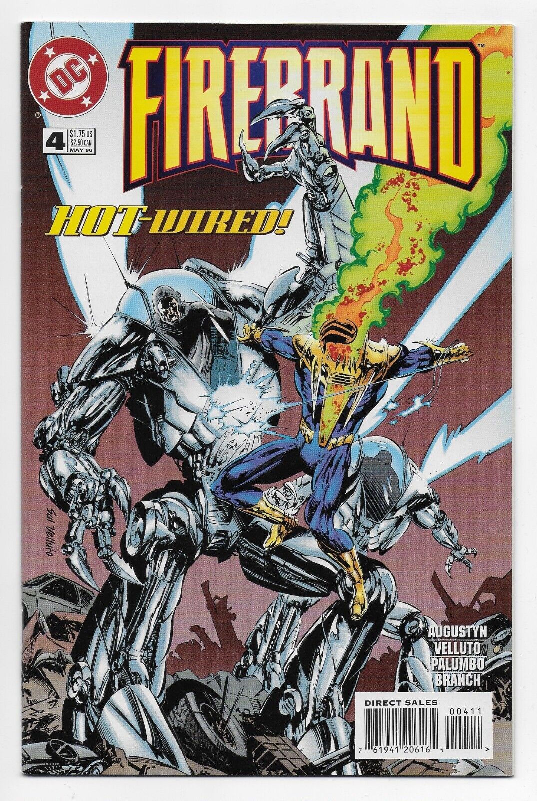 FIREBRAND #4 DC Comics 1996 Bagged & Boarded We Combine Shipping