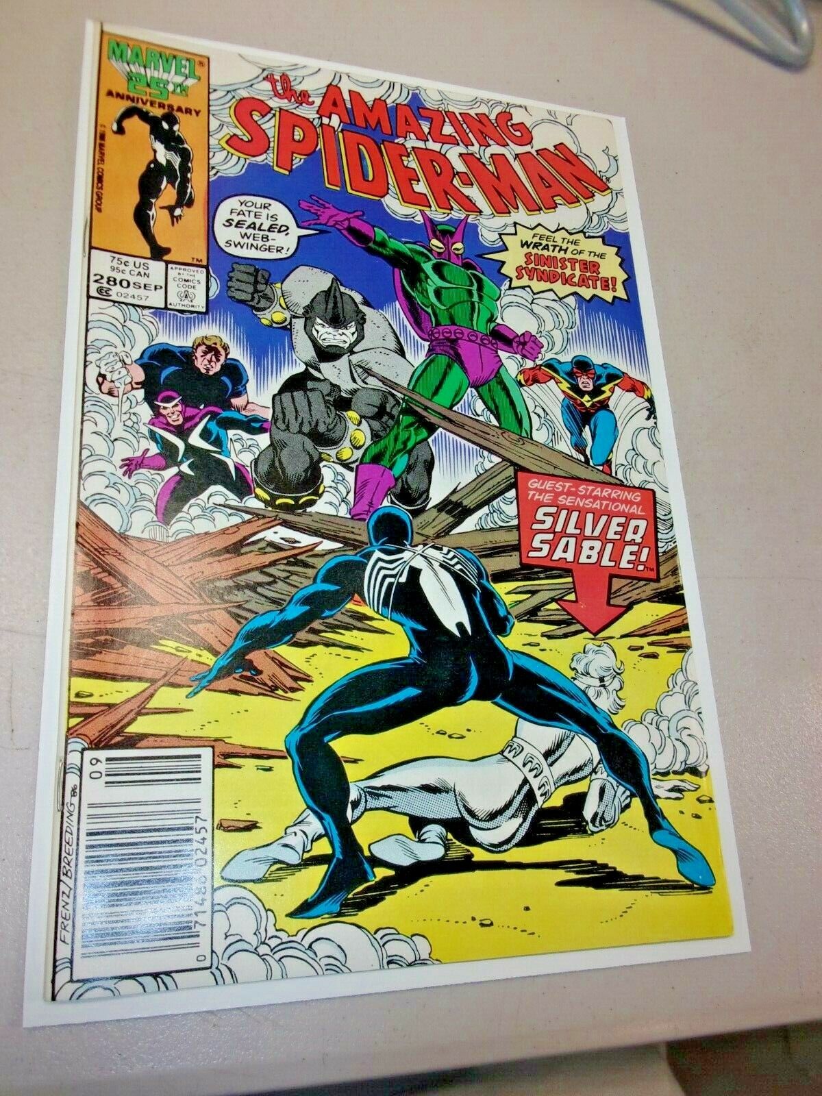 AMAZING SPIDER-MAN #280 Marvel Comics 1986 First Appearance Sinister Syndicate