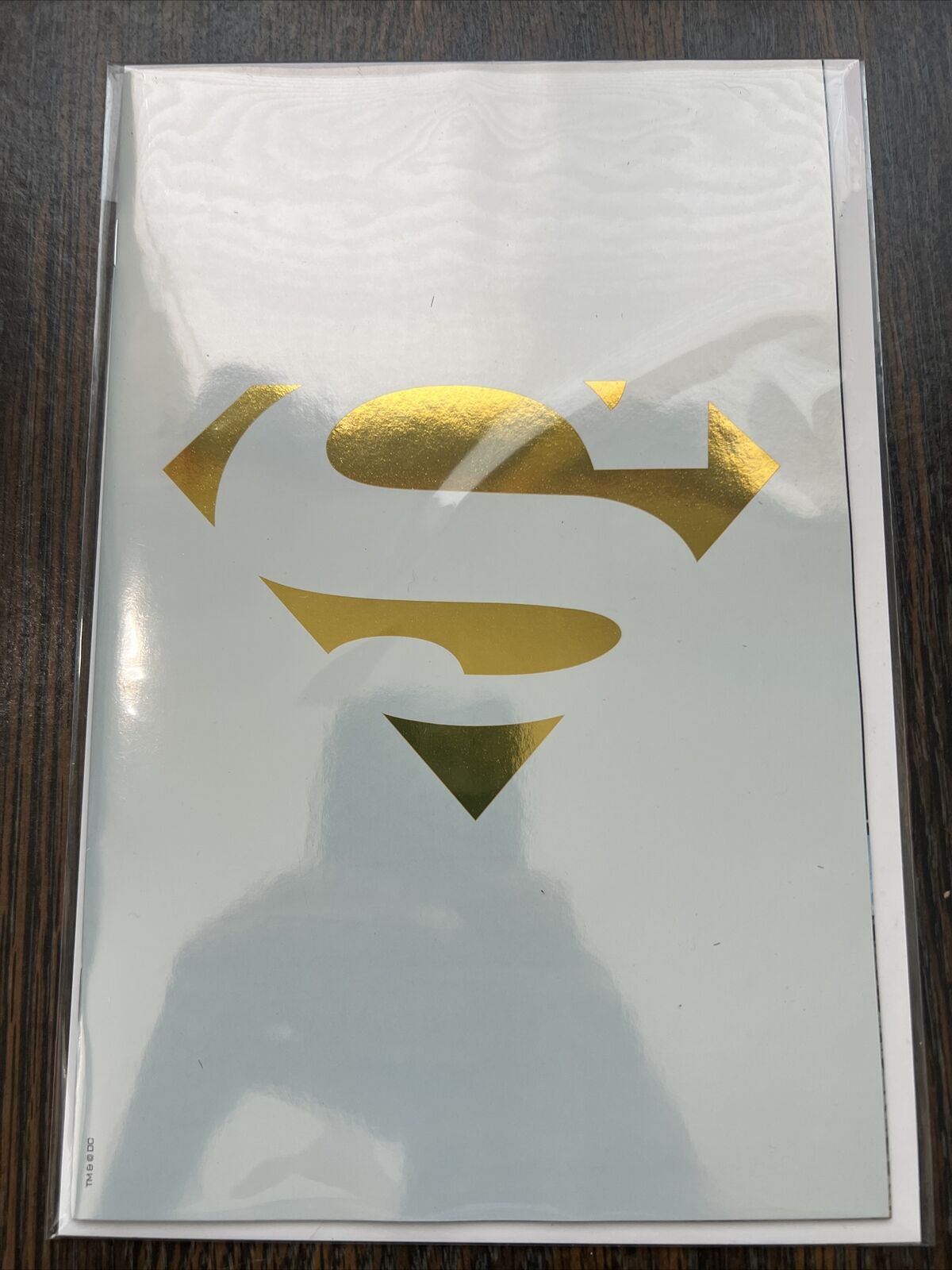 Superman Man of Steel Lost #1 Exclusive white Gold Spot Foil Variant Lost Space