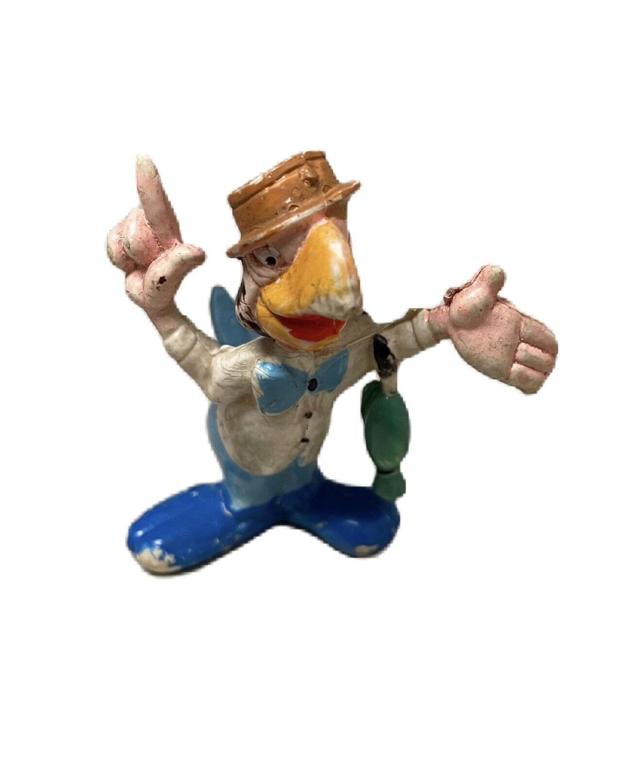 Vintage Marx Walt Disney Jose Carioca Parrot ~ Plastic Collectible Figure Read