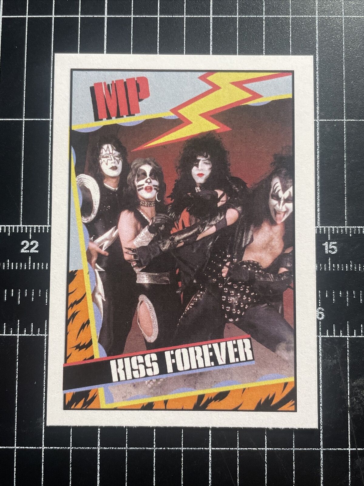 Kiss Forever Rock Band Custom Wrestling Style Trading Card By MPRINTS