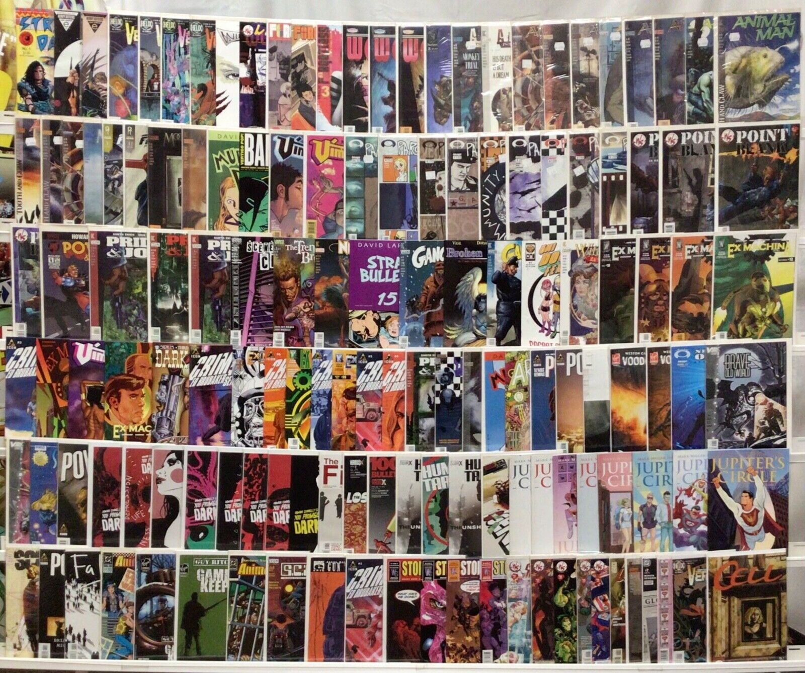 Unique Mature Comic Books Lot of 125+ Comics - Ex Machina, Powers, Jupiter’s