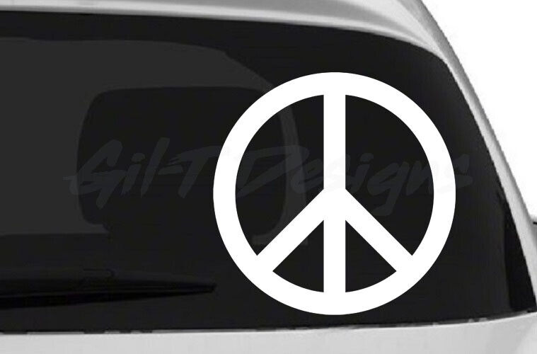 Peace Sign Vinyl Decal Sticker, Hippie, Woodstock, Love, 420, Anti War, Drugs