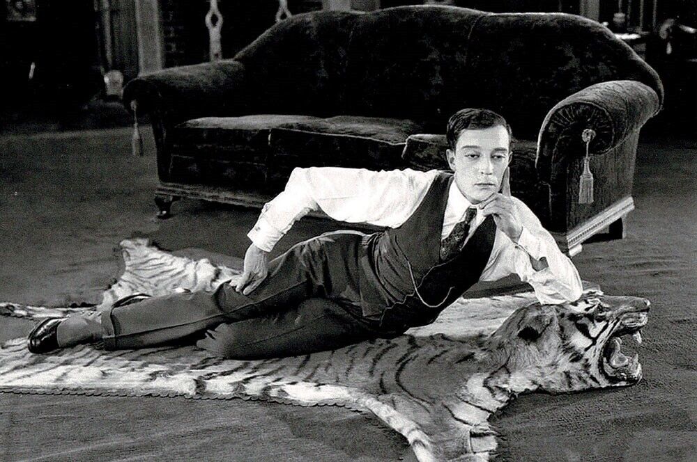 Buster Keaton silent film star publicity picture gay man's collection 4x6