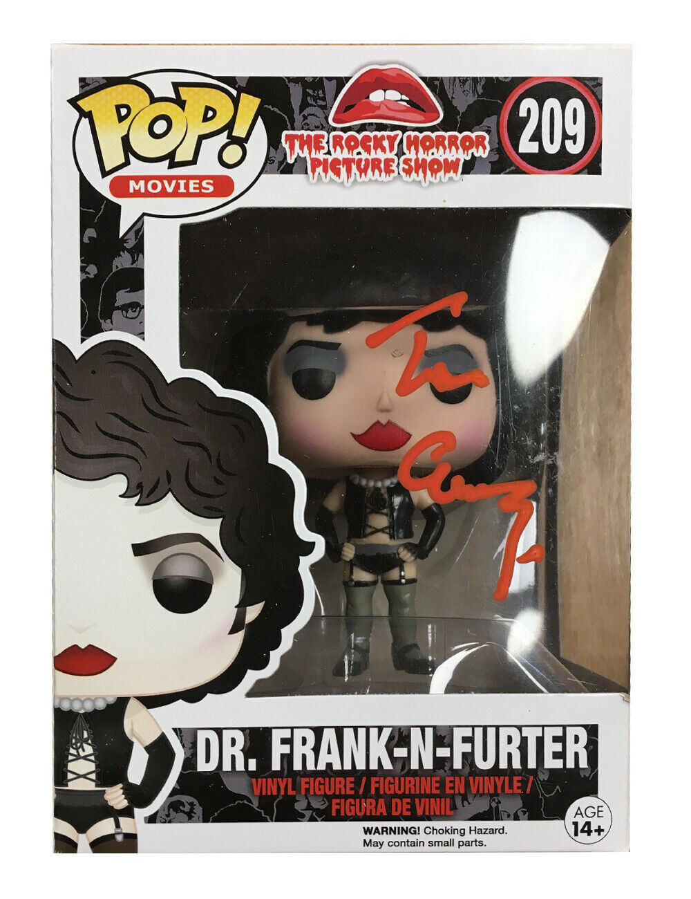 Rocky Horror Frank n Furter Funko Pop Signed by Tim Curry 100% Authentic + COA