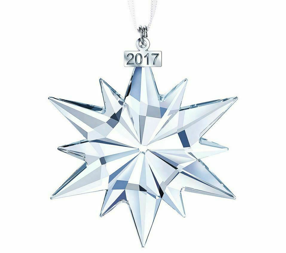 Swarovski Christmas Ornament Large Annual Edition 2017 Clear Crystal#5257589 New