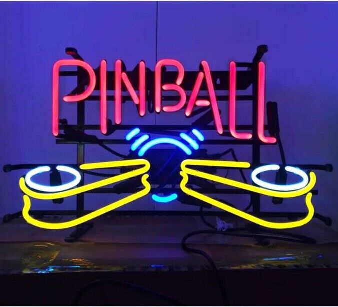 New Pinball Machine Video Game Room Neon Light Sign 17\