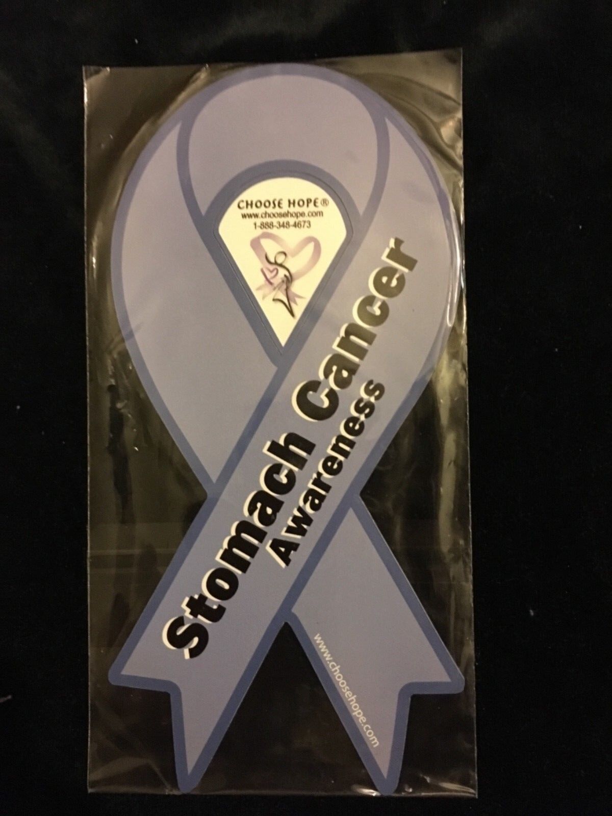 STOMACH CANCER AWARENESS MAGNET (NEW IN PACKAGE)
