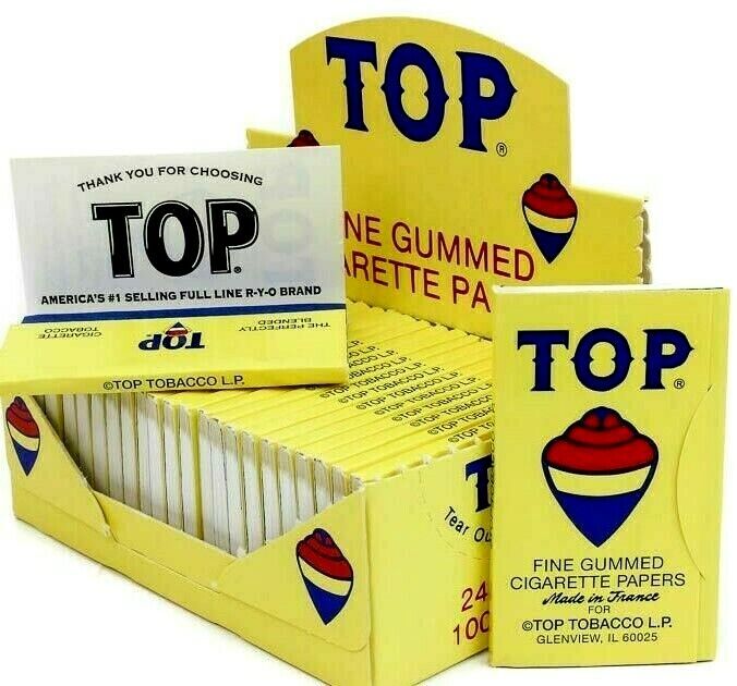 Top Rolling Papers 100 Leaves Pk Buy4@$2.11/Pk Tops *USA SHPD*