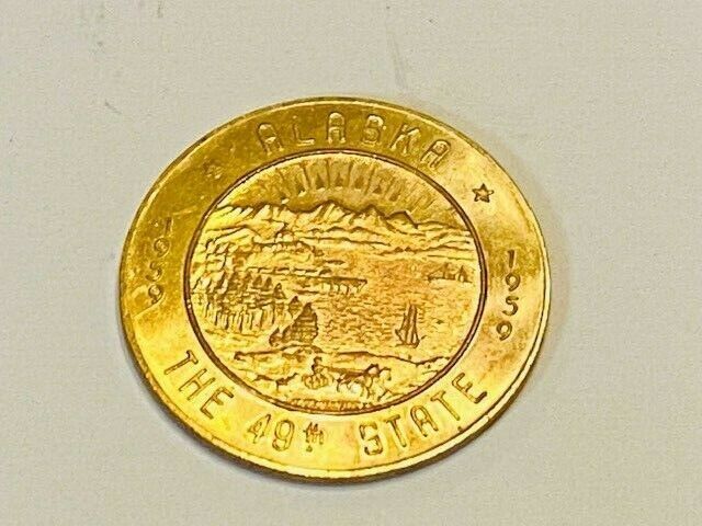 Alaska, The 49th State, 1959 Coin