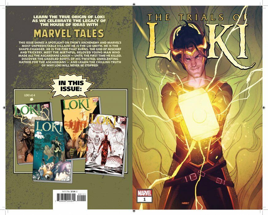 Marvel Tales The Trials of Loki #1 Joshua Sway Swaby Cover Marvel Comics 2021