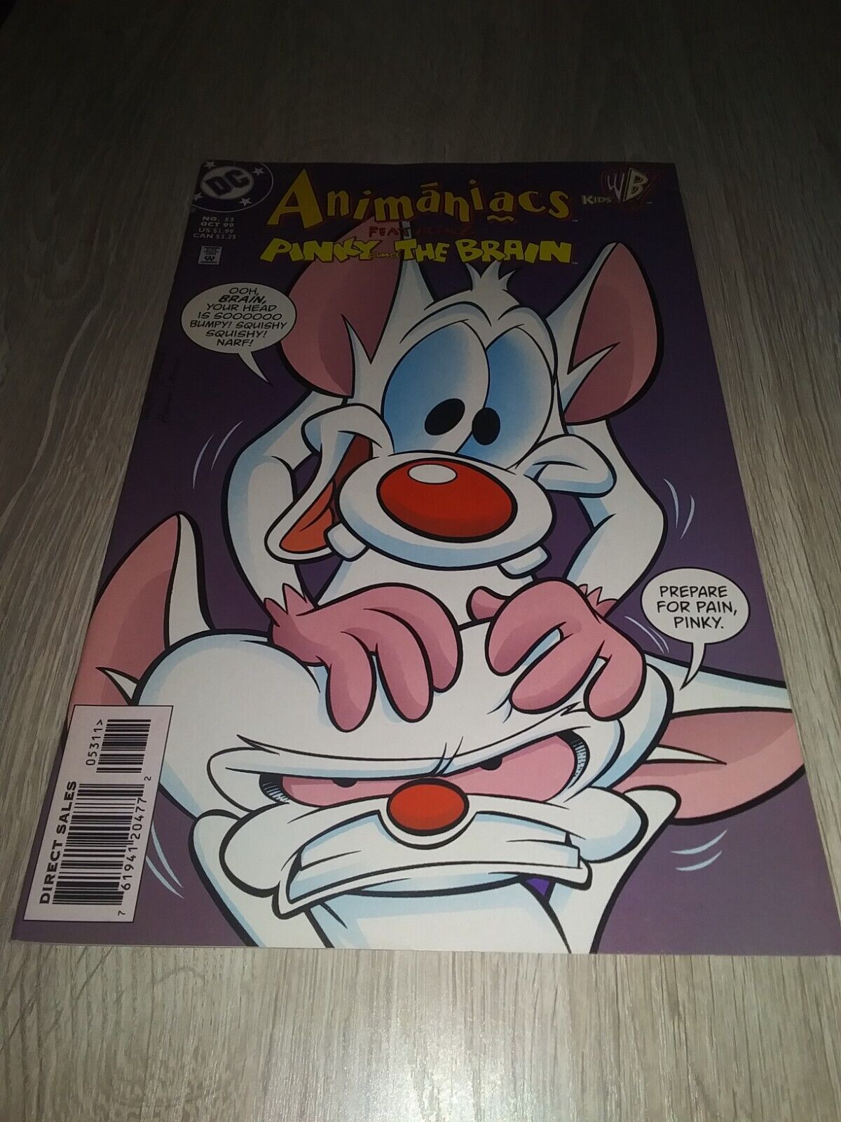 Vintage 1999 Animaniacs Pinky And The Brain No. 53 Comic Book