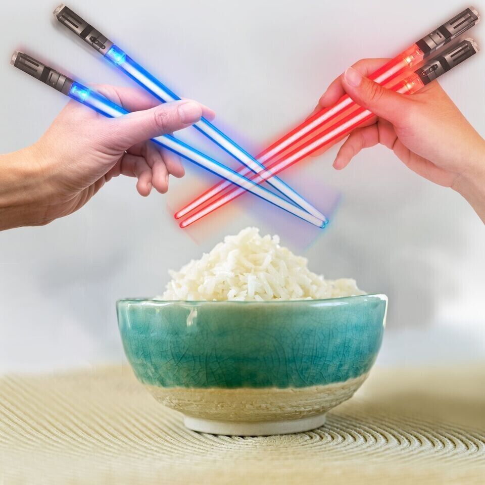 Lightsaber Chopsticks Light Up, Star Wars Chopsticks Light Up, Mini Lightsabe...