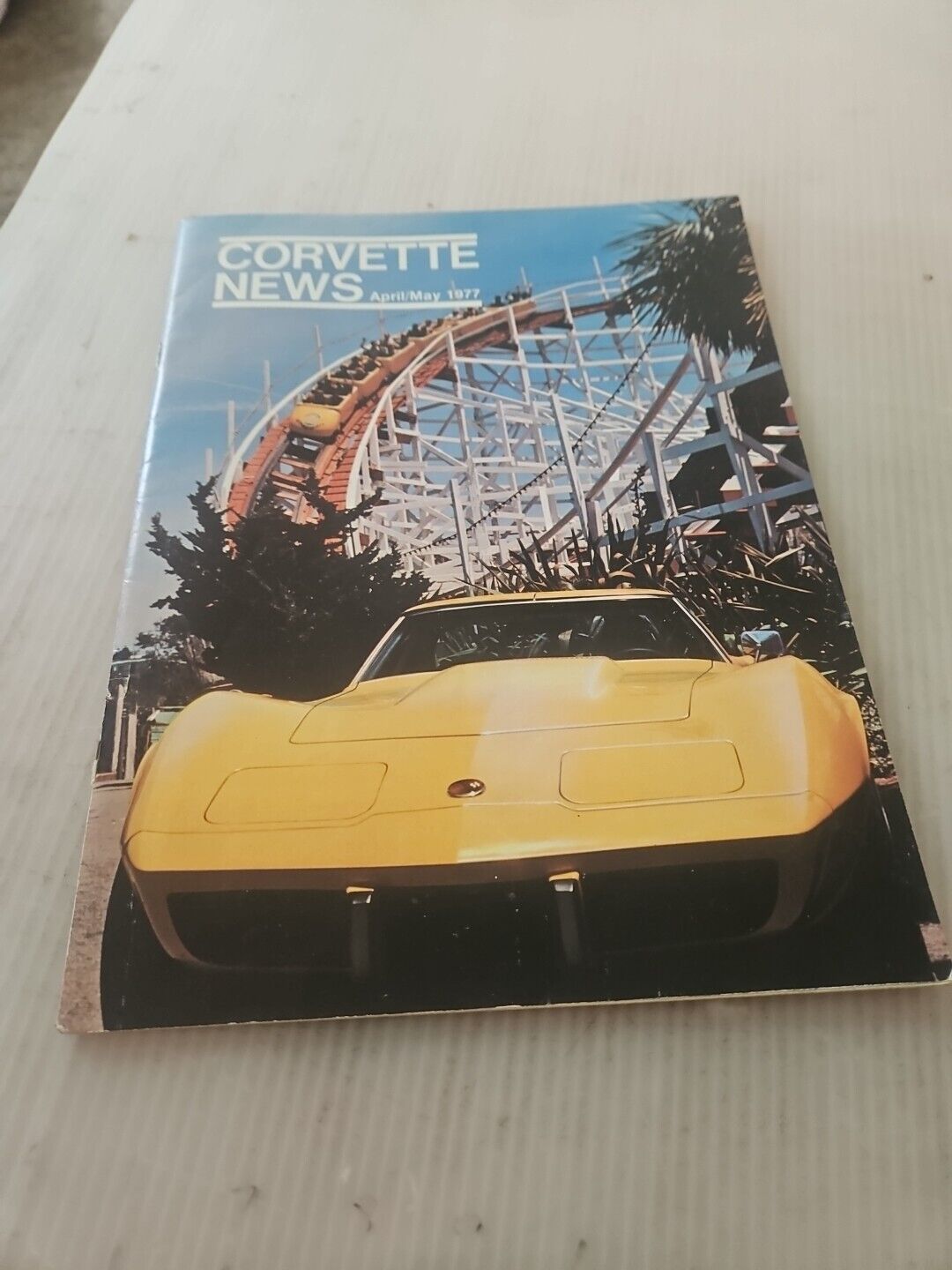 Vintage 1977 April/May, Corvette News Magazine, By Chevrolet Motors Detroit, MI