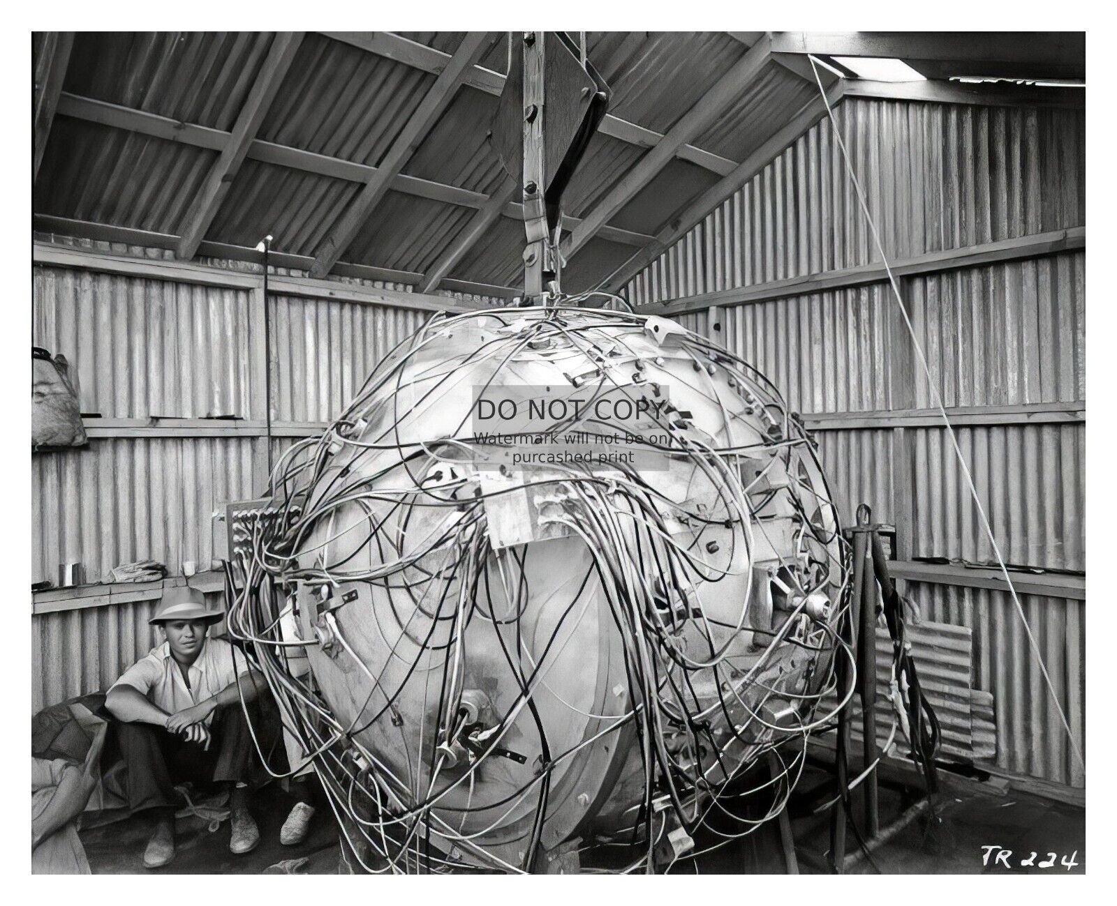 THE FIRST ATOMIC BOMB TRINITY TEST THE GADGET WW2 HIROSHIMA 8X10 PHOTO