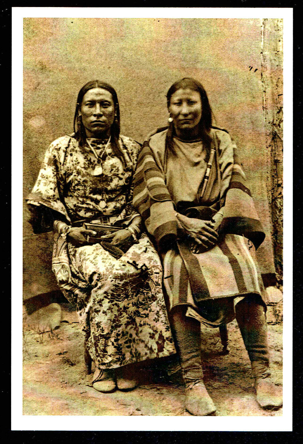 ⫸ 986 Postcard JIM & SQUAW, Crow American Indian Berdache Gay Homosexual NEW 