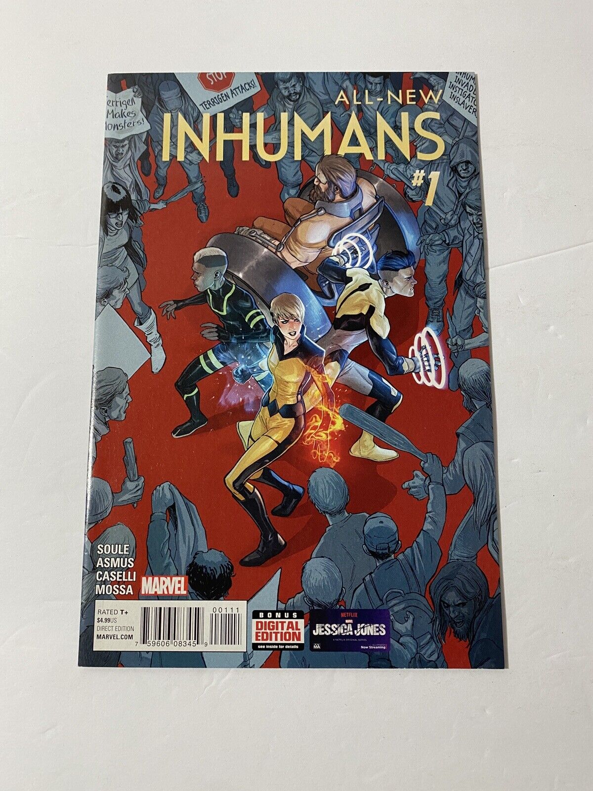 All New Inhumans #1 Marvel Comic 2016 1st App Of Panacea 1st App Swain X-men