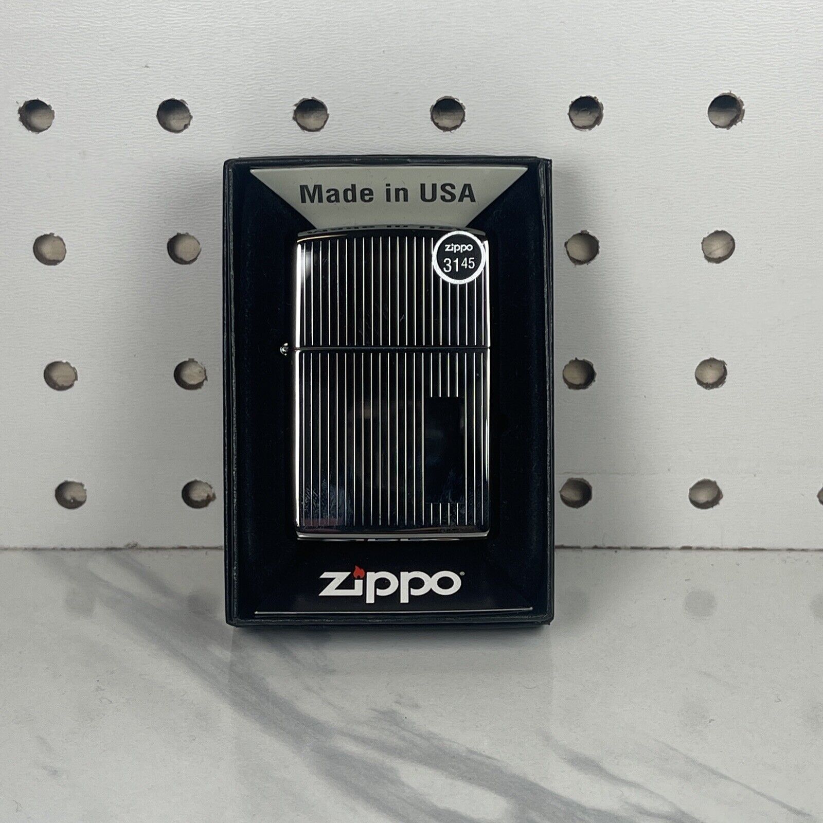 Zippo Engine Turned HP Chrome - 350-000067 BRAND NEW IN BOX
