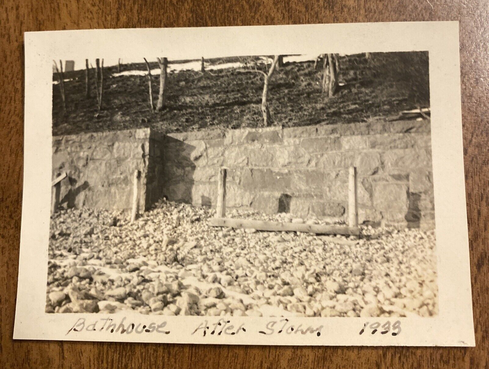 1933 Singing Beach Manchester-by-the-sea Massachusetts Storm Damage Photo P6i5