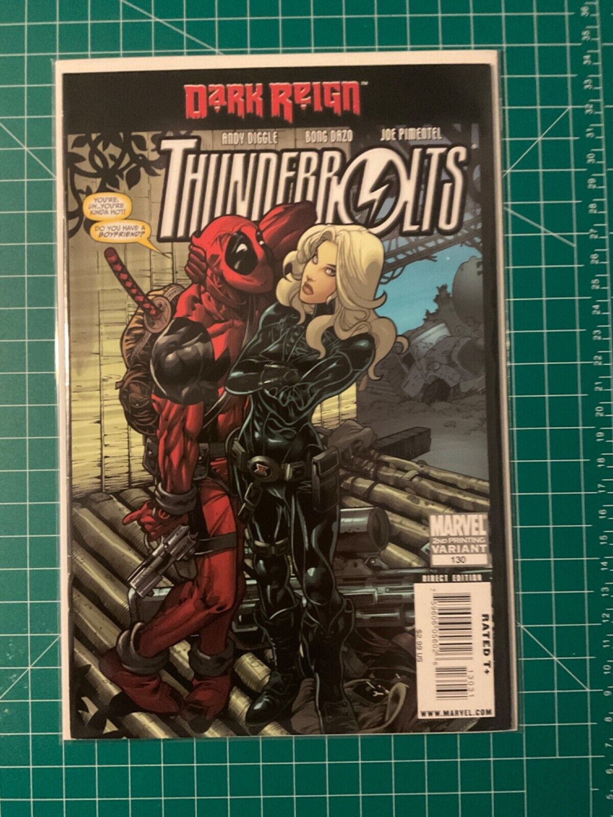 Thunderbolts #130 2nd Print Variant Marvel Comics HTF 2009