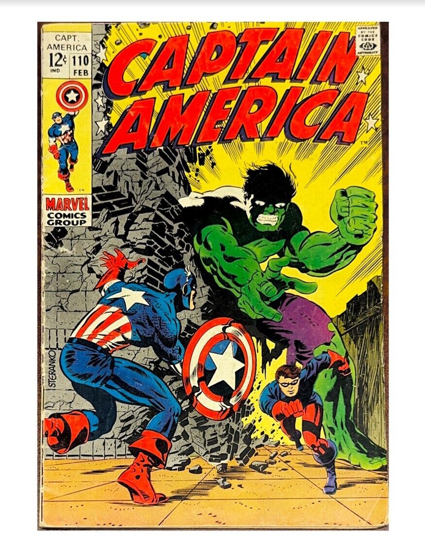 Captain America #110 (1969) 1st Appearance Madame Hydra (Viper),  Jim Steranko
