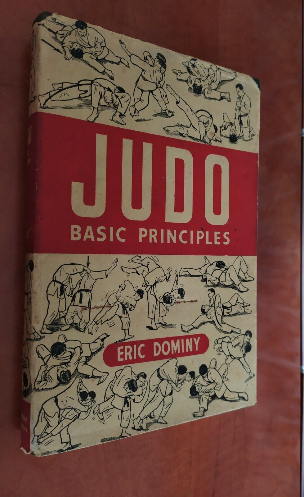 1958 JUDO Basic Principles ERIC DOMINY Illustrated LUTTE