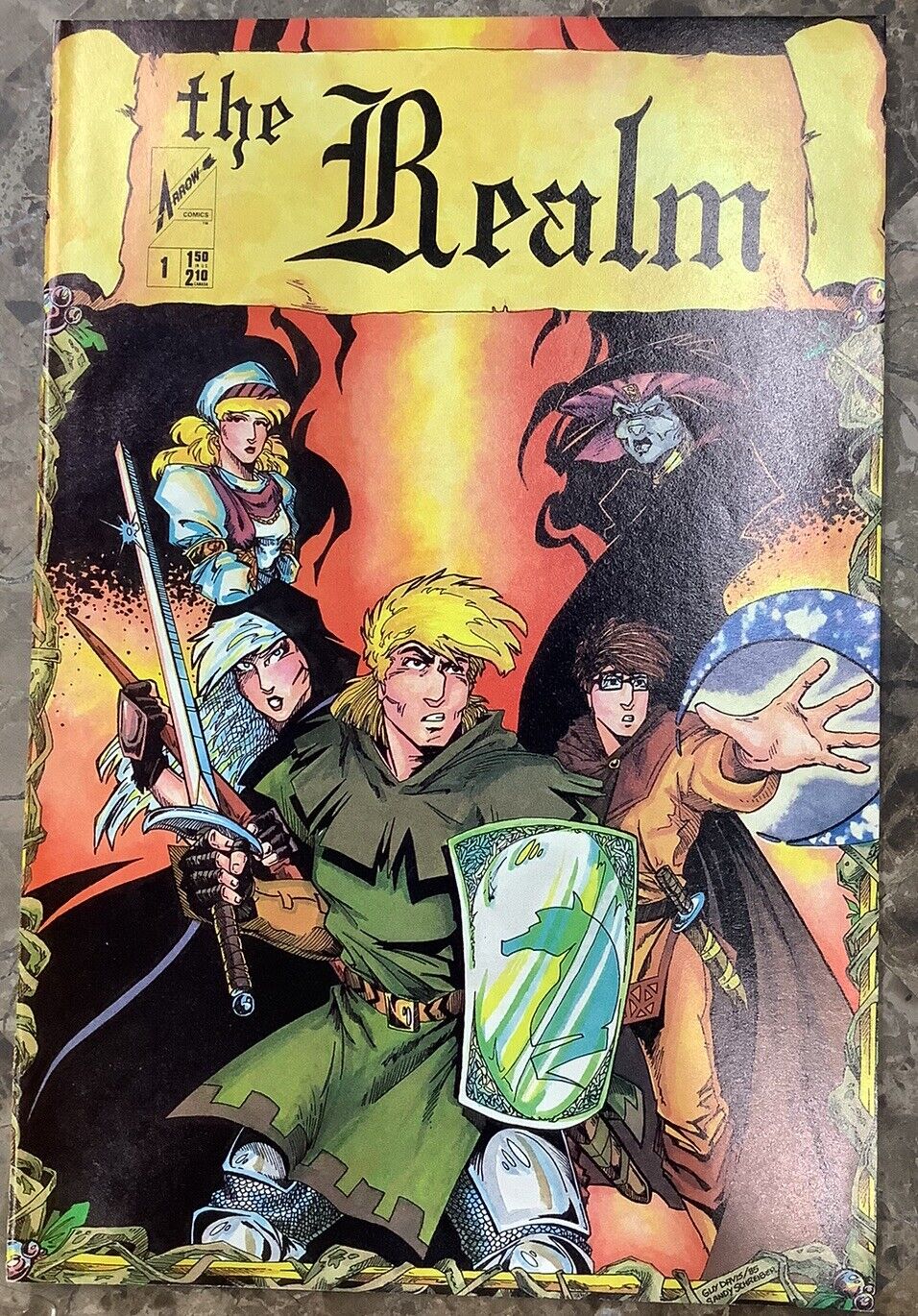 The Realm 1 Arrow Comics 1986 Comic Book