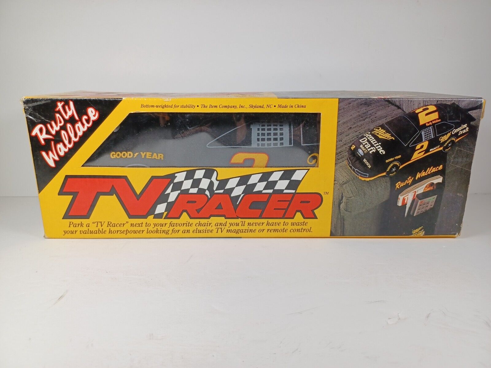 Miller Genuine Draft TV RACER RARE Rusty Wallace New Sealed Remote Caddy