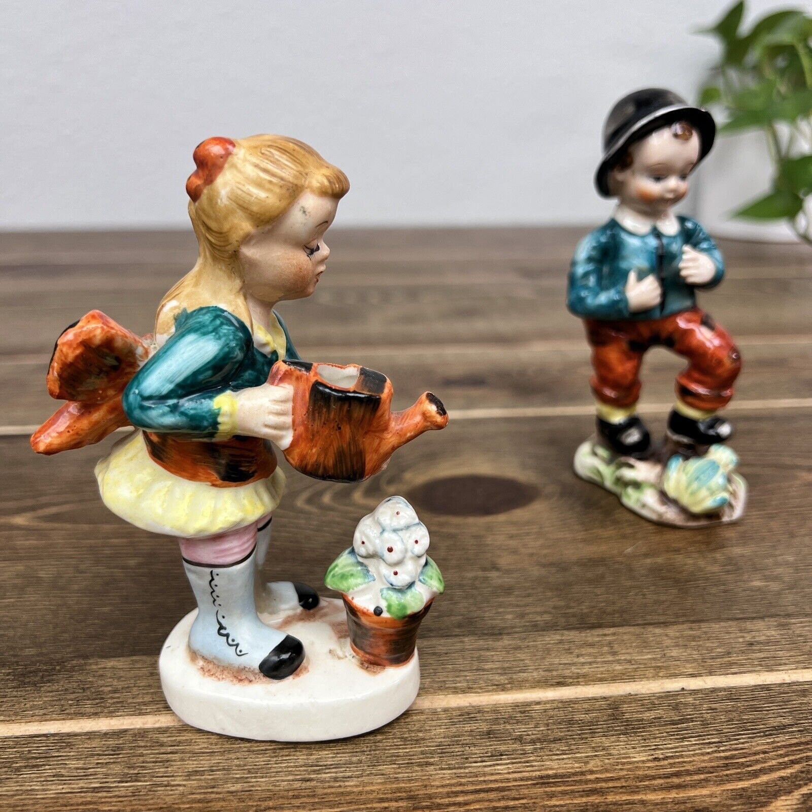 Vintage Made In Occupied Japan Boy & Girl  Figurines Home Decor