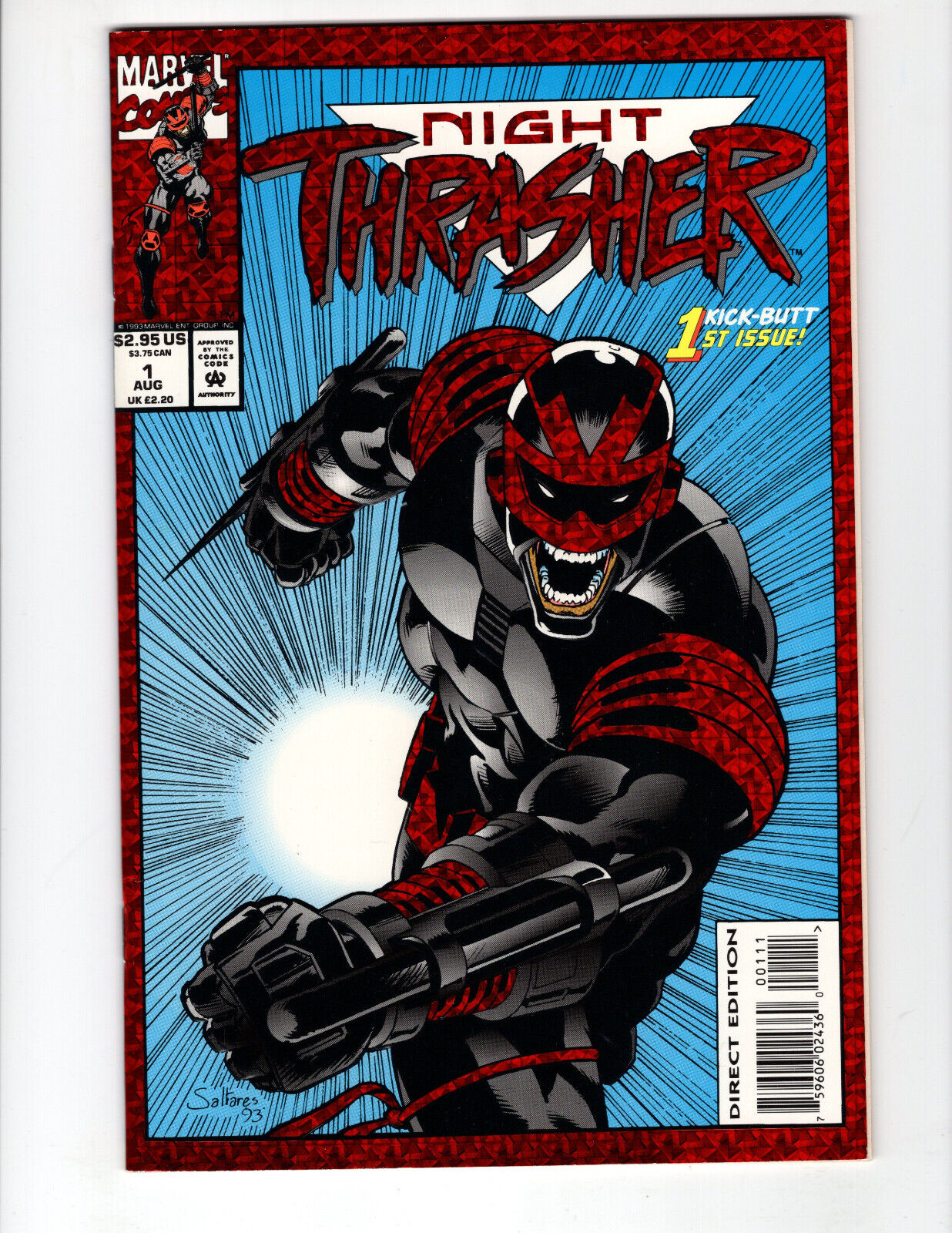 Night Thrasher #1 (Marvel Comics August 1993) - Very Fine Condition