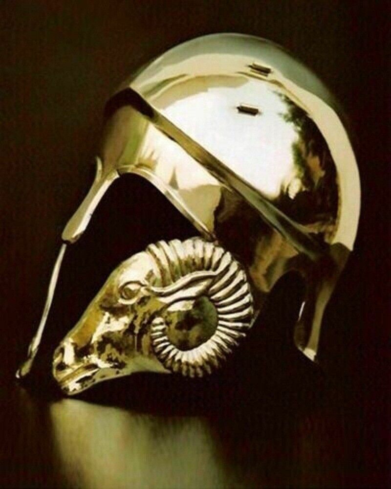 18GA Steel Medieval Armor Ancient Greek Helmet SCA LARP OOSPLAY REENACTMENT ICA