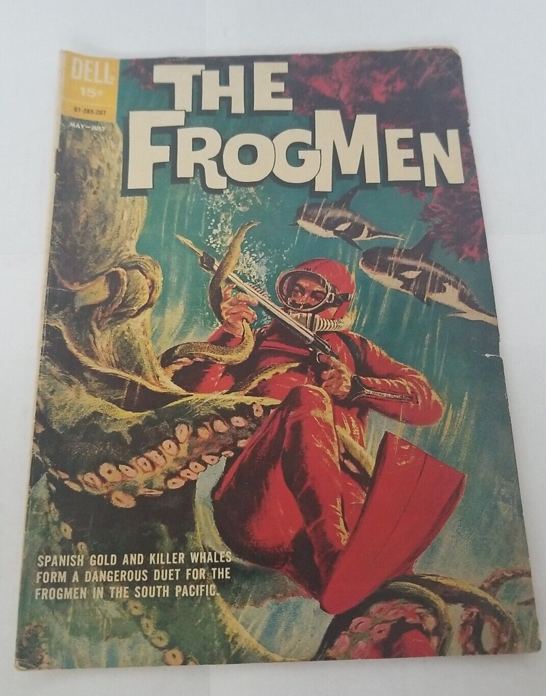 The Frogmen No. 2  (Dell Comics, May-July 1962) Silver Age ***Very Rare***