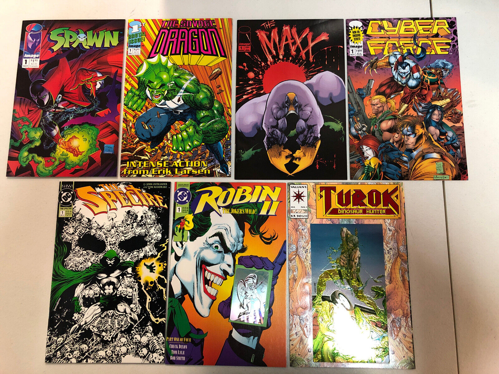 Lot Of Various Marvel/DC/Image #1’s and enhanced covers VF-/NM Spawn Spider-Man