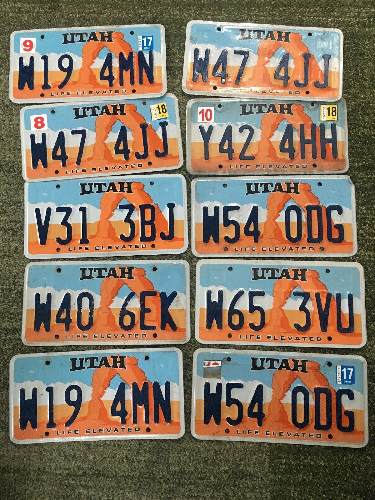 Authentic Utah License Plate - Arches - \