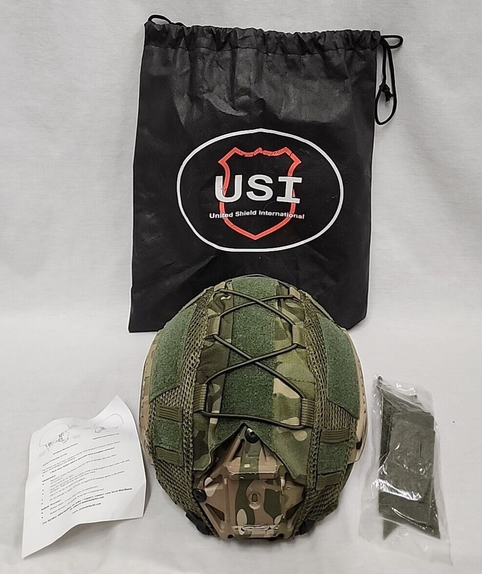United Shield Intl Hi-Cut Ballistic Helmet Only Multicam M/L #8 Cag Sof Devgru