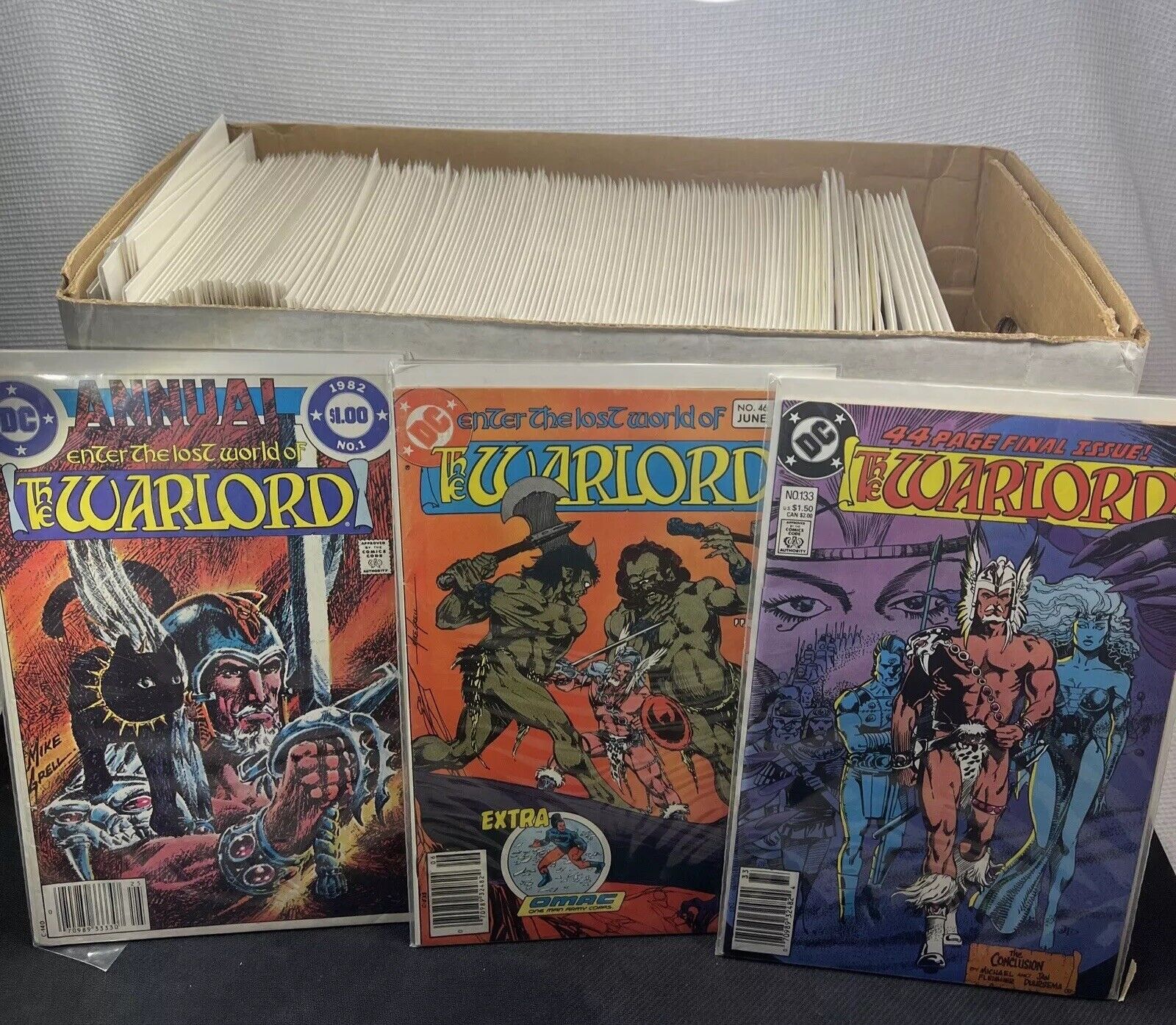 The Warlord Lot of 132 Comics DC 11 17 19-133 + Dupes Annual 1-4 6 Return 1-3 5