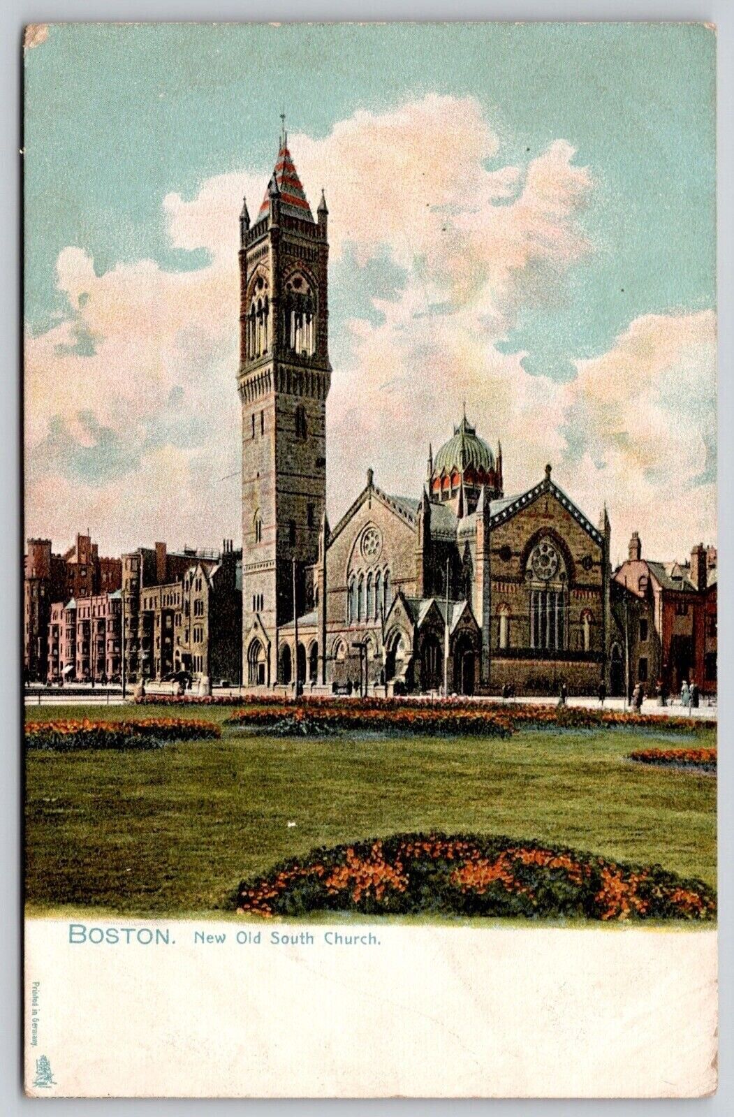 Boston New Old South Church UP Undivided Postcard