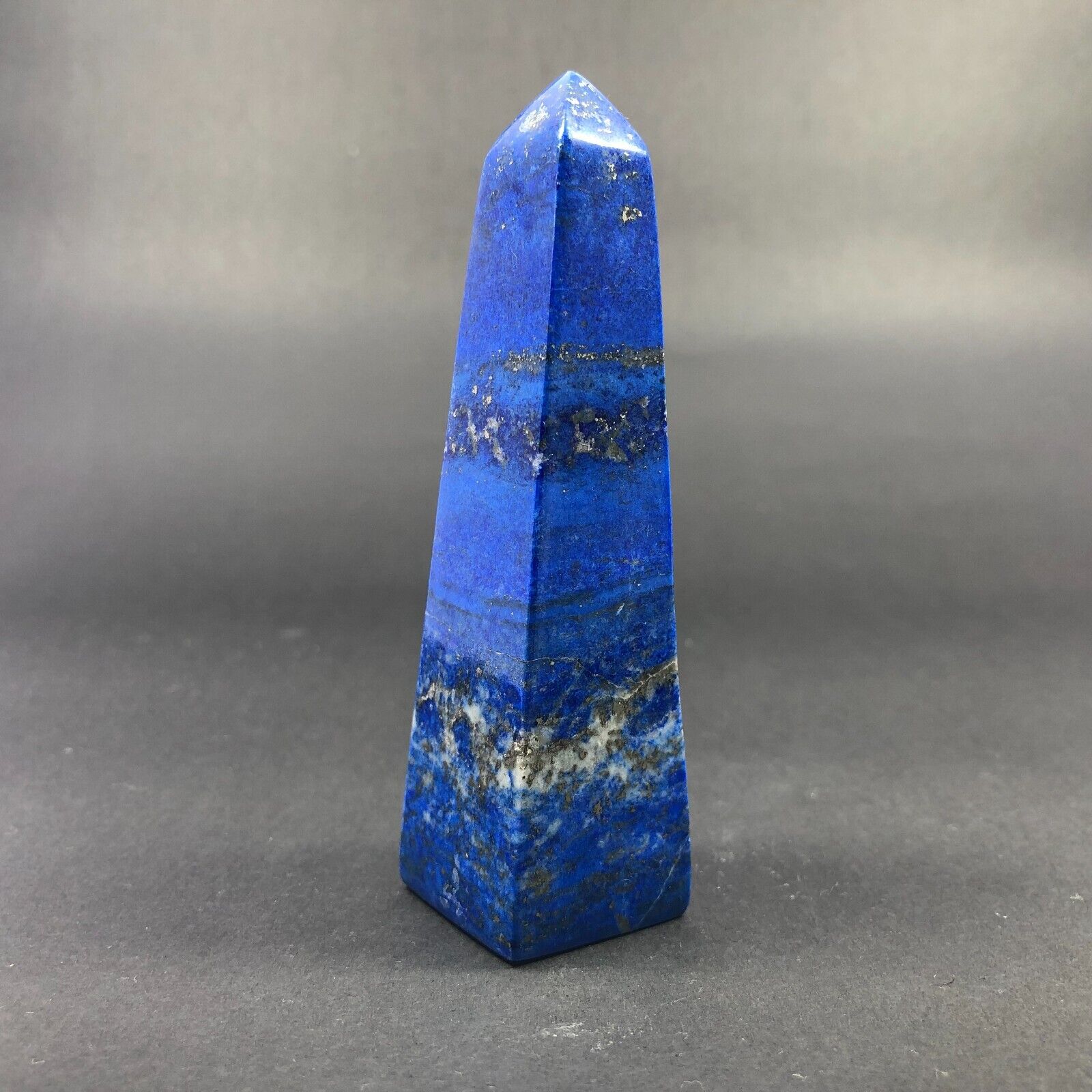 10cm New Lapis Lazuli Tower Healing Crystal Reiki Chakra Minerals 148gram