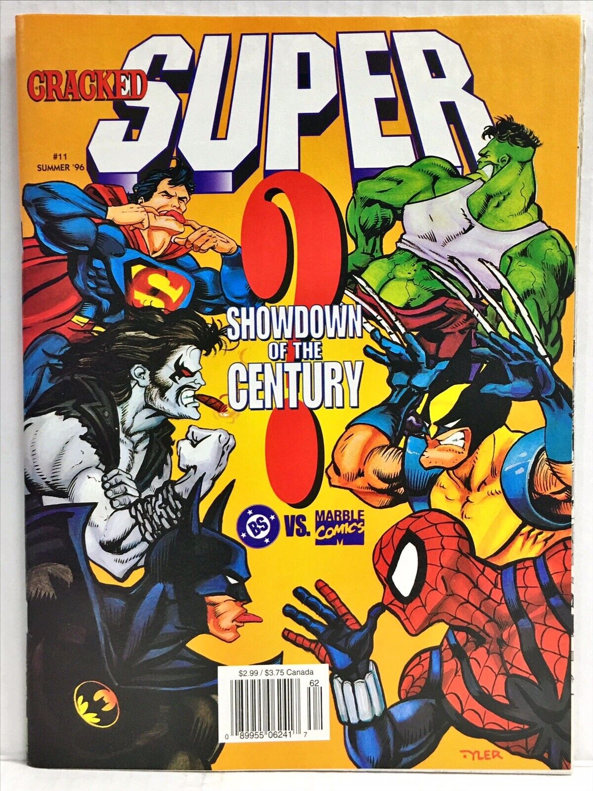 Cracked Super Magazine #11 Summer 1996 Marvel DC Comics
